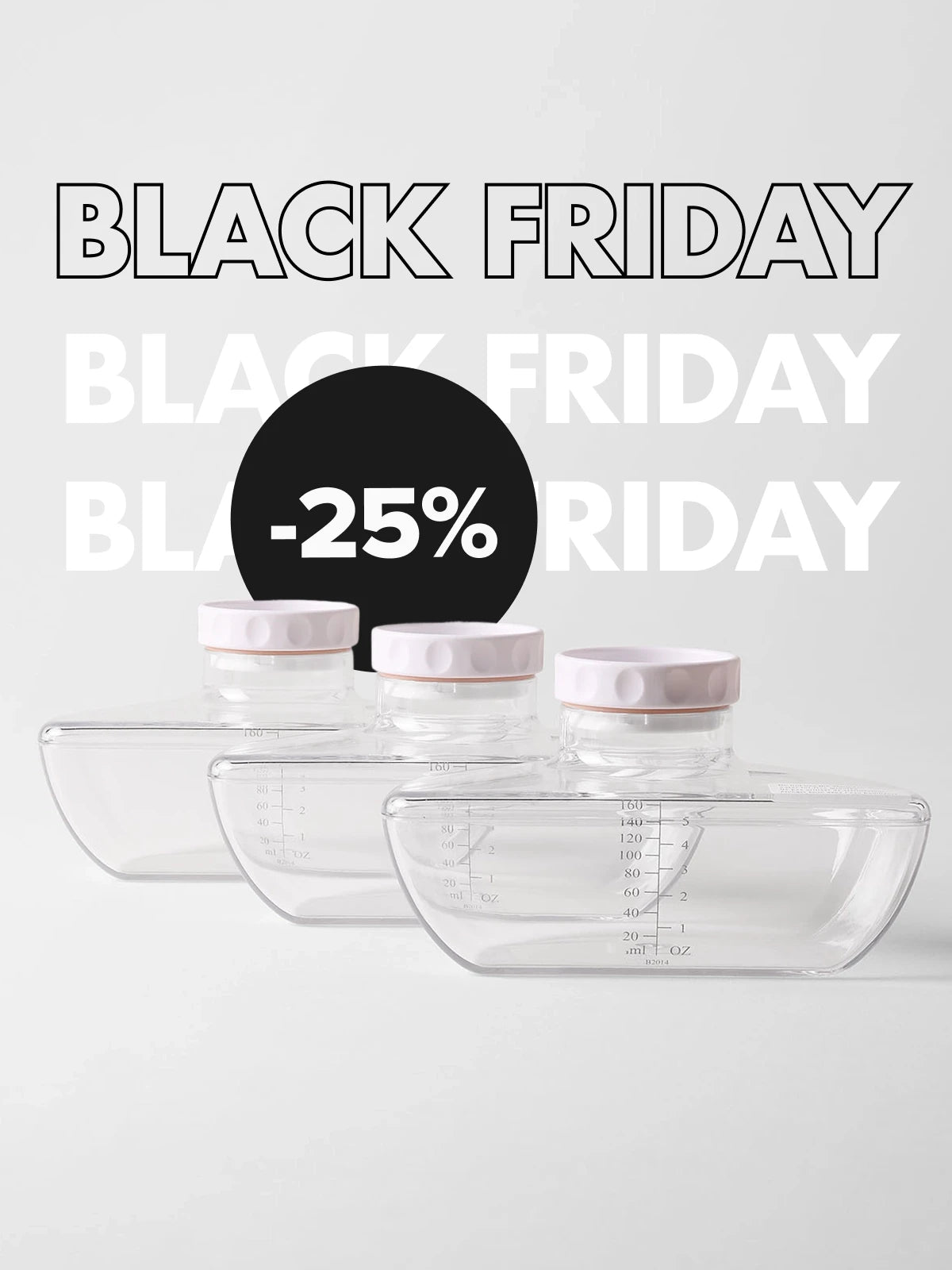 Perifit Pump | Förvaringsflaskor för bröstmjölk (3-pack)