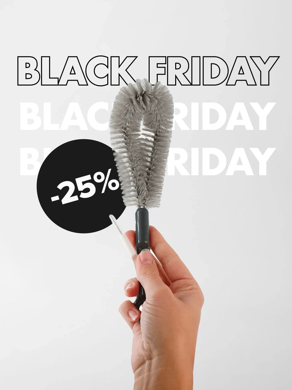 Rengöringsborste för bröstpump och nappflaska