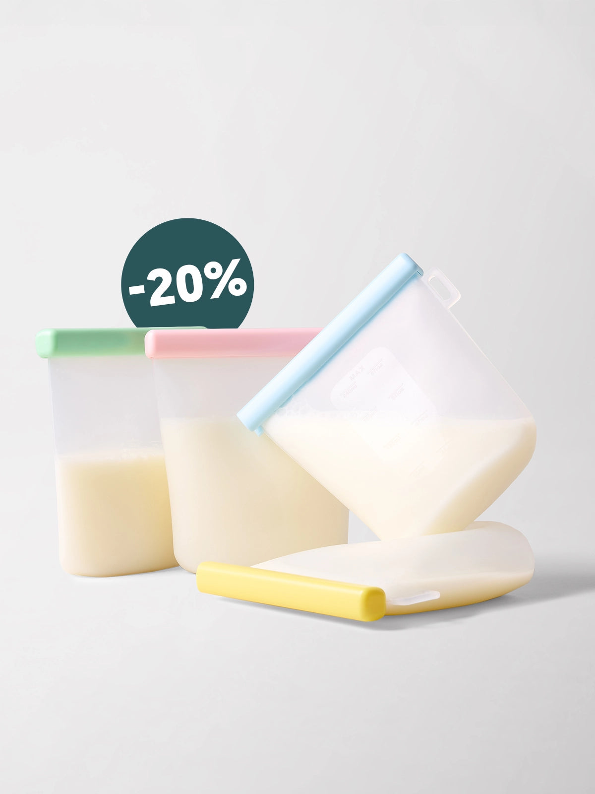 Bröstmjölkspåsar x4