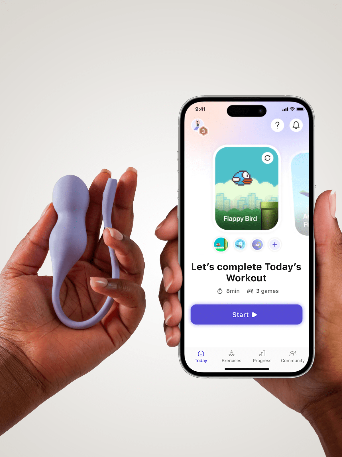 Perifit Care+ | Avancerad kniptränare